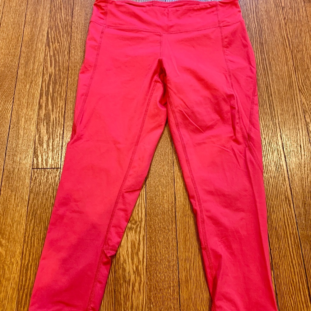 Zella Pink cropped Leggings